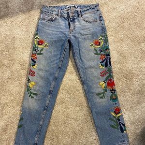 Embroidered Jeans